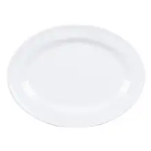 G.E.T - Water Lily 16.25" x 12" Oval Platter (12 Per Case) - M-4010-W