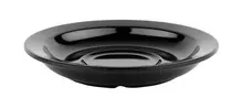G.E.T - Black Elegance 4.5″ Saucer for Espresso Cup (48 Per Case) - SU-4-BK