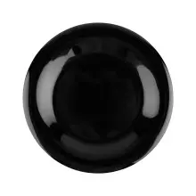 G.E.T - Black Elegance 7.5″ Wide Rim Plate (48 Per Case) - WP-7-BK