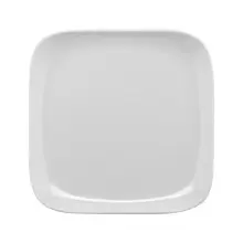 G.E.T - Siciliano 4″ White Square Coupe Plate (48 Per Case) - CS-6114-W