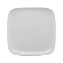 G.E.T - Siciliano 7.5″ White Square Coupe Plate (24 Per Case) - CS-6117-W
