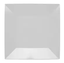 G.E.T - Siciliano 10″ White Square Plate (12 Per Case) - ML-104-W