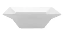 G.E.T - Siciliano 3.8 Qt White Square Bowl (3 Per Case) - ML-245-W