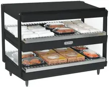 Nemco - 30" Black Dual Shelf Heated Merchandiser - 6480-30-B