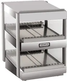 Nemco - 24" Slanted Dual Shelf Heated Merchandiser - 6480-24S