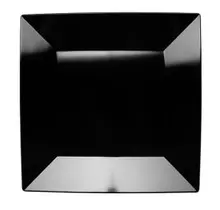 G.E.T - Siciliano 14" Black Square Plate (6 Per Case) - ML-91-BK