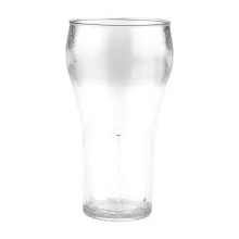 G.E.T - Textured Tumbler 16 oz Clear Bell Tumbler (72 Per Case) - 7716-1-CL