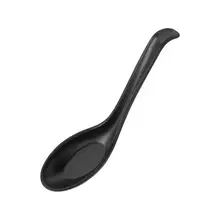 G.E.T - Nara 0.8 oz Black Soup Spoon (60 Per Case) - 6020-BK