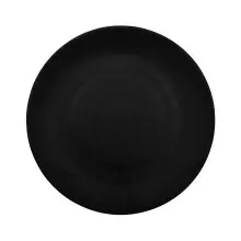 G.E.T - Nara 12" Black Round Dinner/Entree Plate (12 Per Case) - BF-12-BK
