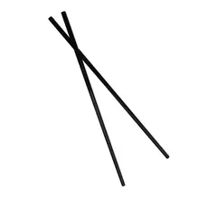 G.E.T - Nara 9.25" Black Gloss Chopsticks (100 Per Case) - CHOPS96-BK