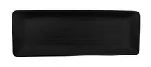 G.E.T - Nara 18" x 6.5" Black Rectangular Serving/Display Platter (6 Per Case) - RP-1865-BK