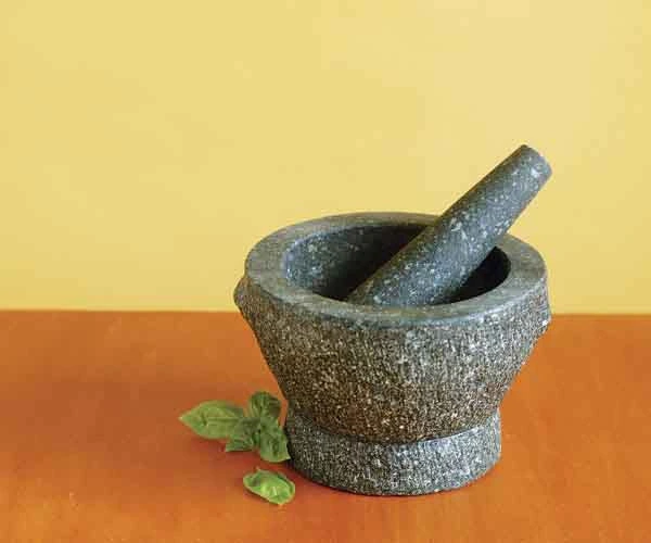 EMF - Natural 6.5" Granite Mortar & Pestle - 4378L