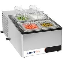 Nemco - 2 Horizontal Well Cold Condiment Station - 9010