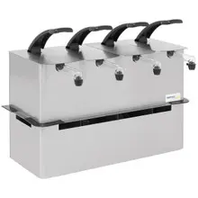 Nemco - Quadruple Stainless Steel Drop-In Dispenser - 10969