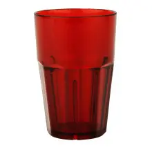 G.E.T - Bahama Tumblers 10 oz Red Double Rocks Tumbler (72 Per Case) - 9910-1-R