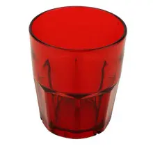 G.E.T - Bahama Tumblers 12 oz Red Double Rocks Tumbler (72 Per Case) - 9912-1-R