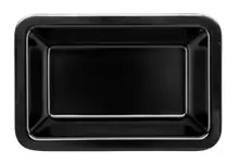 G.E.T - Milano 3" x 4.75" Black Side Dish (12 Per Case) - ML-123-BK