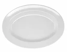 G.E.T - Milano 17" x 12" White Oval Platter (6 Per Case) - ML-14-W