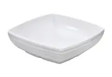 G.E.T - Milano 80 oz White Square Bowl (12 Per Case) - ML-67-W