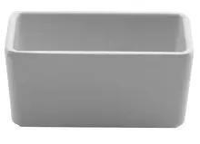 G.E.T - Milano 3.25" x 1.5" White Bento Box Insert (24 Per Case) - BN-D-W