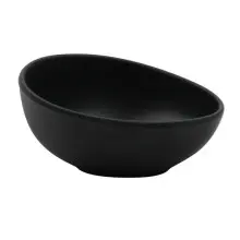 G.E.T - Riverstone 8 oz Dark Gray Small Side Dish/Soup Bowl (24 Per Case) - B-1200-DG