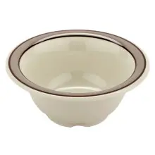 G.E.T - Diamond Cambridge 10 oz Ivory Bowl (48 Per Case) - B-105-CA