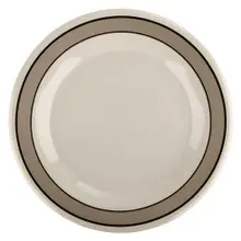 G.E.T - Diamond Cambridge 12" Ivory Wide Rim Plate (12 Per Case) - WP-12-CA