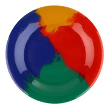 G.E.T - Diamond Celebration 7.5" Multi-Colored Wide Rim Plate (48 Per Case) - WP-7-CE