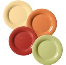 G.E.T - Diamond Harvest 9" Mixed Narrow Rim Plate (24 Per Case) - SP-NP-9-COMBO