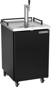 Beverage-Air - 24" Black Mobile Kegerator - BM23HC-B