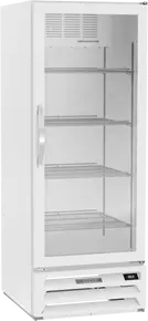 Beverage-Air - 24" MarketMax White Merchandiser w/ 1 Swing Glass Door - MMR12HC-1-W