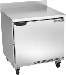 Beverage-Air - 32" Mobile Worktop Refrigerator w/ 1 Solid Swing Door - WTR32AHC
