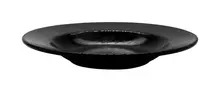 G.E.T - Etchedware 16 oz Textured Black Wide Rim Bowl (12 Per Case) - B-1609-BK