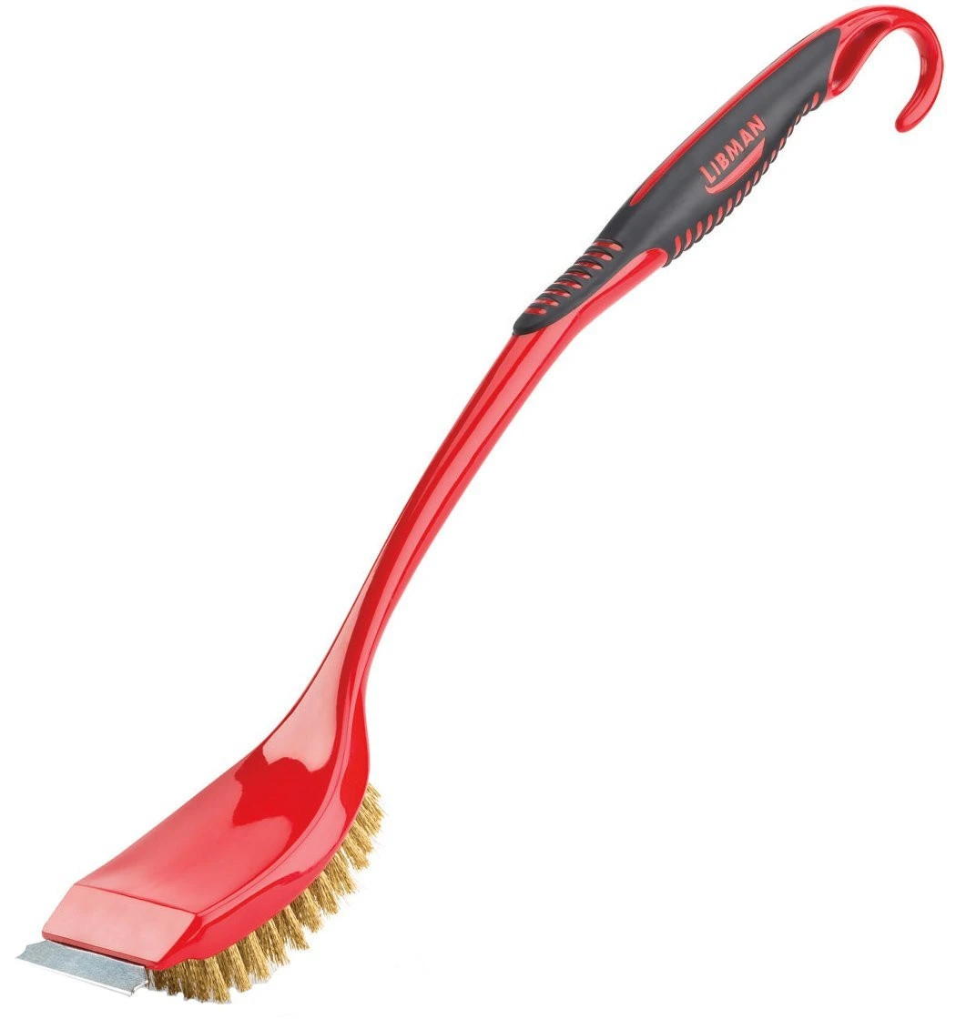 Libman - Extra-Long Handle BBQ Grill Brush - 528