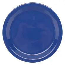 G.E.T - Diamond Mardi Gras 7.25" Peacock Blue Narrow Rim Plate (48 Per Case) - NP-7-PB