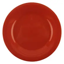 G.E.T - Diamond Mardi Gras 10.5" Rio Orange Wide Rim Plate (12 Per Case) - WP-10-RO