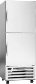 Beverage-Air - 27" RI Series Stainless Steel Reach-In Refrigerator w/ 2 Solid Swing Half Doors - RI18HC-HS