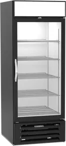 Beverage-Air - 30" MarketMax Black Merchandiser Refrigerator w/ 1 Swing Glass Door - MMR27HC-1-B