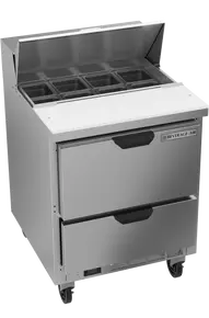 Beverage-Air - 27" Sandwich Prep Table w/ 2 Drawers - SPED27HC-B