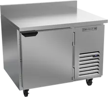 Beverage-Air - 46" Mobile Worktop Refrigerator w/ 1 Solid Swing Door & Foamed-In Backsplash - WTR46AHC