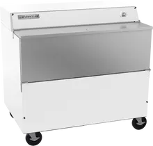 Beverage-Air - 49" Forced Air Single Access Milk Cooler - SMF49HC-1-W