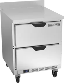 Beverage-Air - 27" Mobile Worktop Freezer w/ 2 Drawers - WTFD27AHC-2