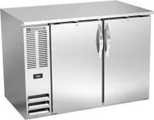 Beverage-Air - 48" Stainless Steel Back Bar w/ 2 Solid Swing Doors - BB48HC-S