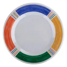 G.E.T - Diamond Barcelona 10.5" Wide Rim Plate (12 Per Case) - WP-10-BA