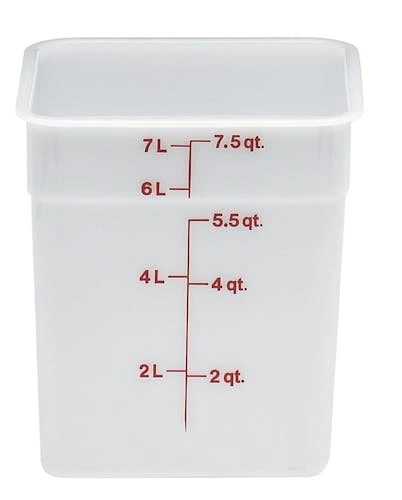 Cambro - 8QT Opaque CamWear Square Container - 8SFSP148