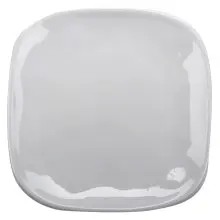G.E.T - Arctic Mill 6" White Small Square Bread Plate (24 Per Case) - SCS-6-AM-W