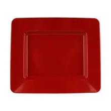 G.E.T - Red Sensation 12" x 10" Red Rectangular Plate (12 Per Case) - ML-11-RSP