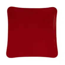 G.E.T - Red Sensation 10.25" Red Square Plate (12 Per Case) - ML-63-RSP
