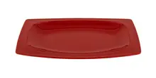 G.E.T - Red Sensation 12.25" x 8" Red Rectangular Platter (12 Per Case) - OP-118-RSP