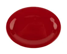 G.E.T - Red Sensation 12" x 9" Red Oval Platter (12 Per Case) - OP-120-RSP